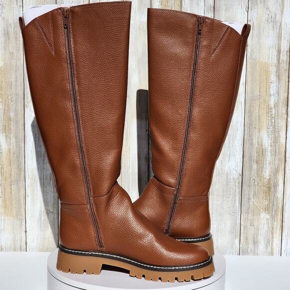 NEW - Giani Bernini Women's Jordyy Lug Sole Knee High Riding Boots - Size 7.5 M - Picture 7 of 9